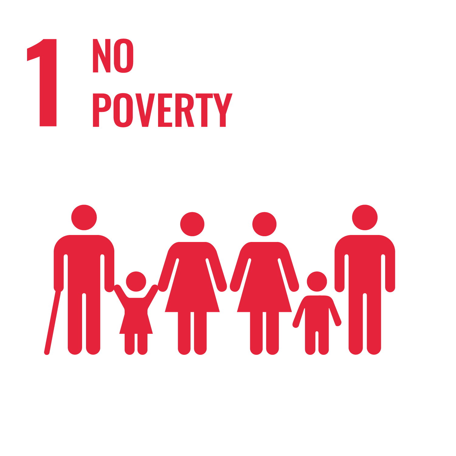 SDG 1 inverted icon