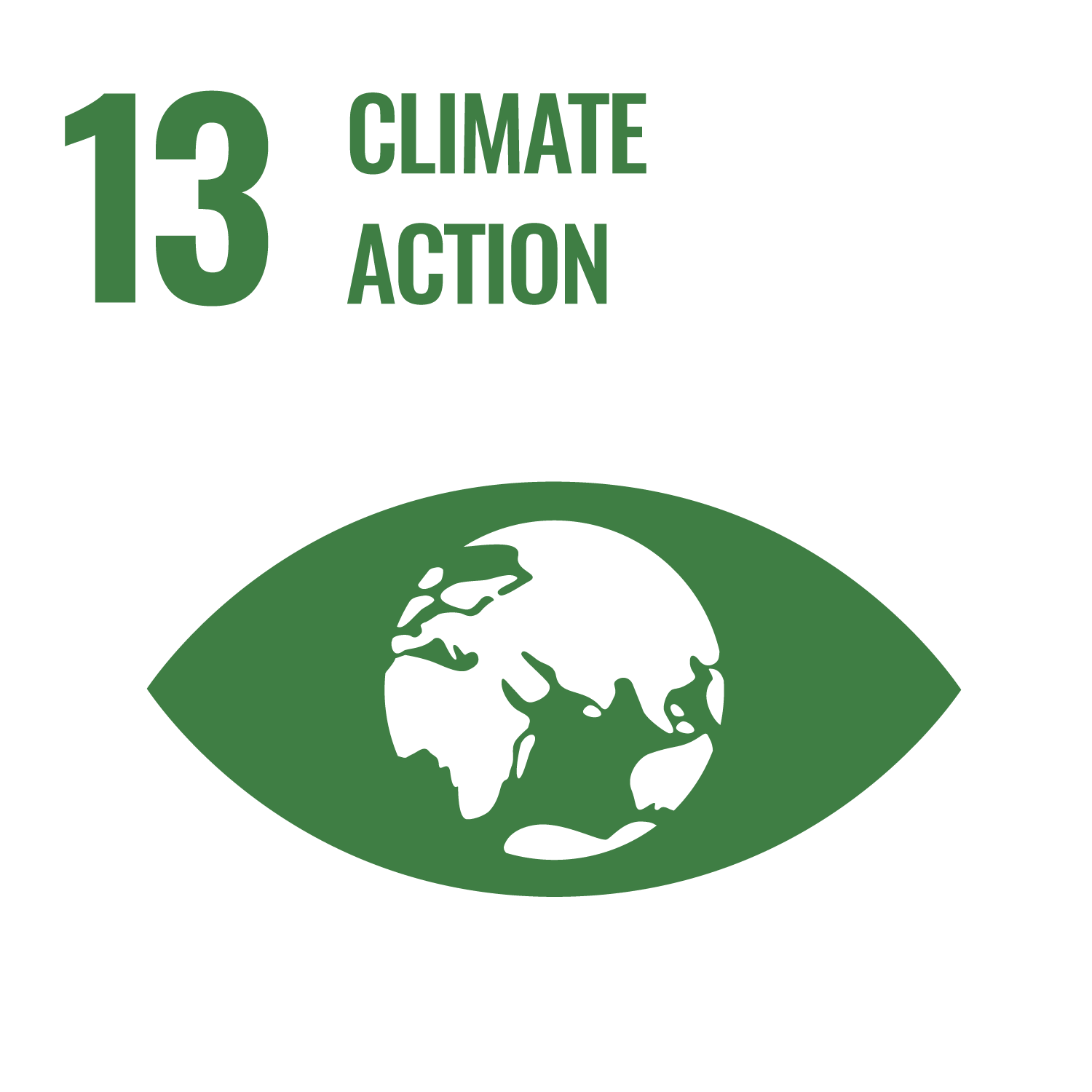 SDG 13 inverted icon
