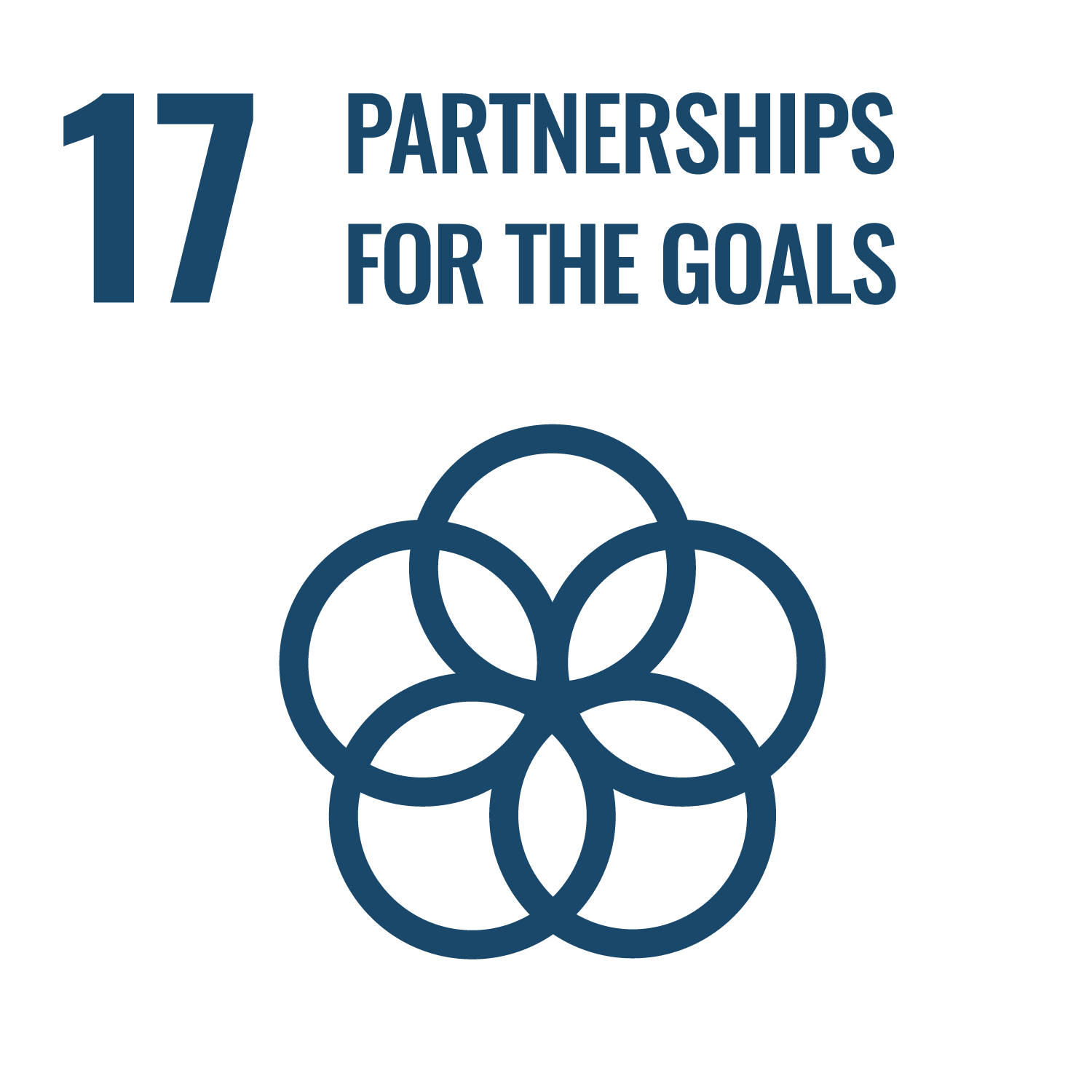 SDG 17 inverted icon