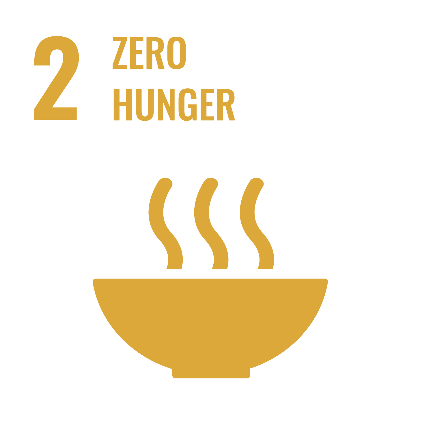 SDG 2 inverted icon